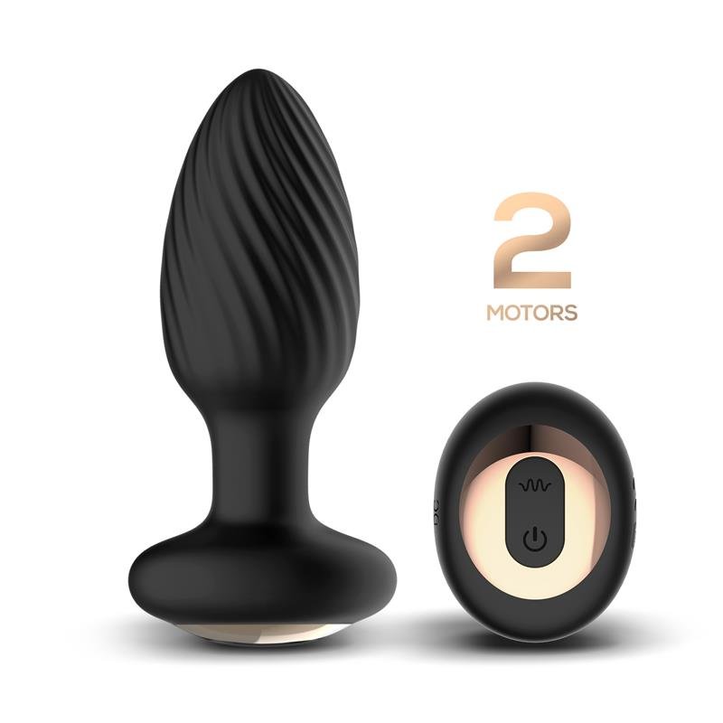 Drago Buttplug Vibration & 360º Twister - Lovebunny.se