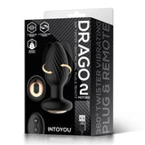 Drago Buttplug Vibration & 360º Twister - Lovebunny.se