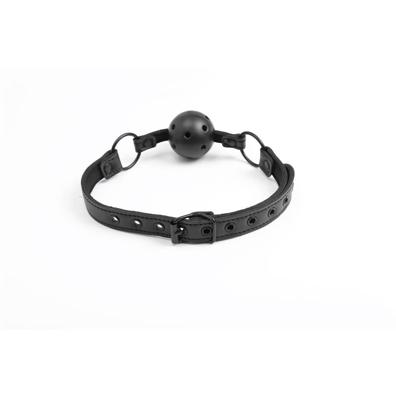 INTOYOU Adjustable Breathable Ball Gag Vegan Leather - Lovebunny.se