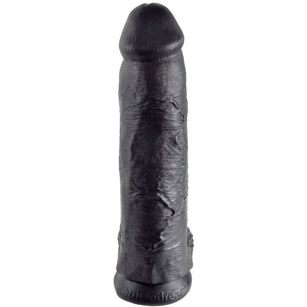 King Cock with Balls 31 cm Svart - Lovebunny.se