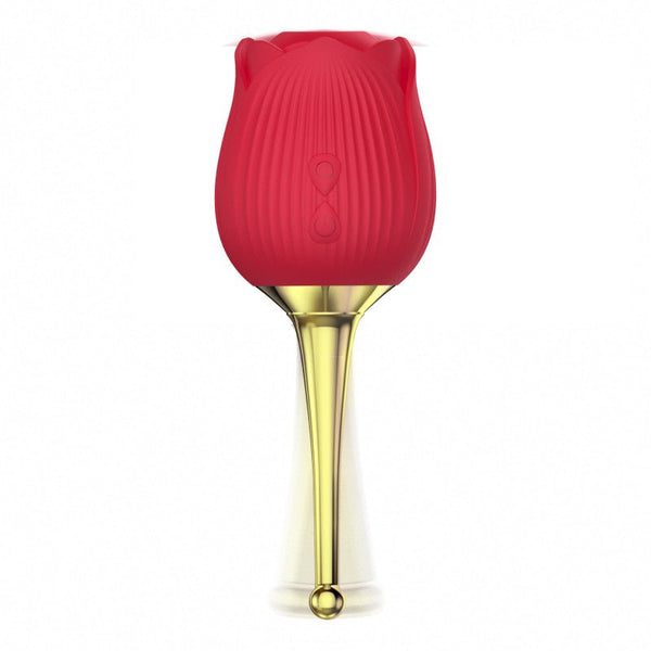 Martinella Clitoris Stimulator with Point Vibrator Hot Röd - Lovebunny.se