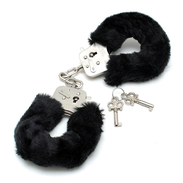 Rimba Handcuffs with Black Fur - Lovebunny.se