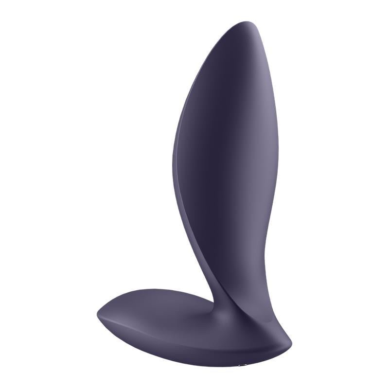 Satisfyer Vibrerande Buttplug Power Plug, APP - Lovebunny.se