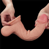 Sliding Skin Dildo 24.5 cm Nude - Lovebunny.se