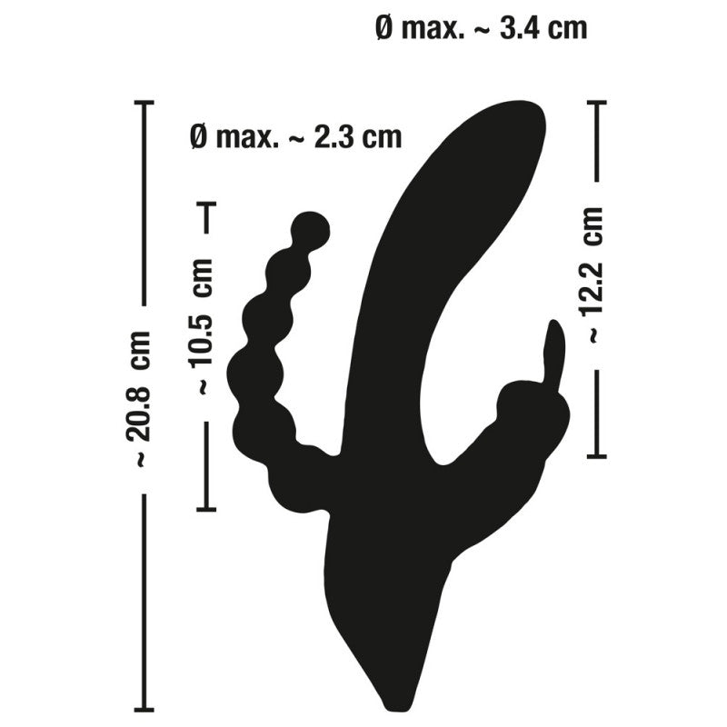 Sweet Smile Triple G-Spot Vibrator - Lovebunny.se