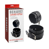 Chisa Novelties Ankle Cuffs Be Good Black - Lovebunny.se