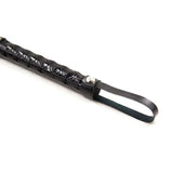 Fetish Addict Flogger Diamond Pattern with Metal Hardware 39cm - Lovebunny.se