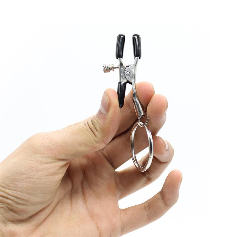 Fetish Addict Nipple Clamp with O Ring Metal - Lovebunny.se