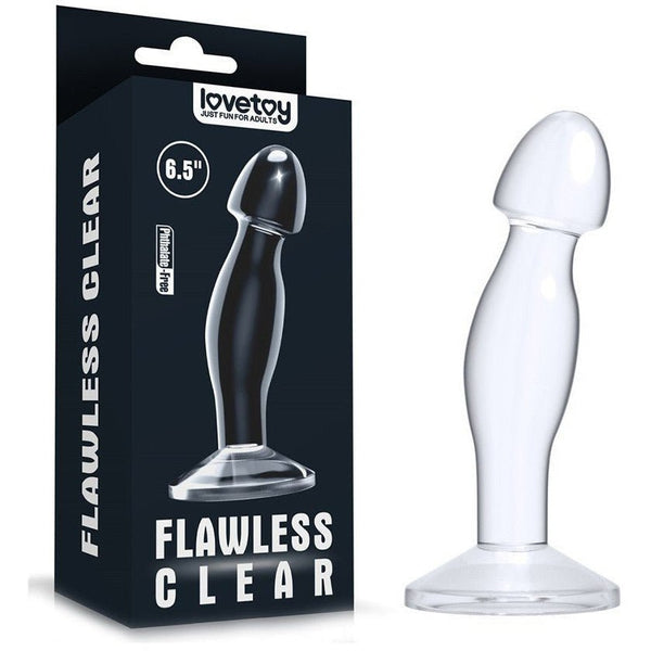 Flawless Clear Prostata Plug 16.5cm - Lovebunny.se