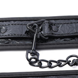 INTOYOU Adjustable Handcuffs Sapphire Vegan Leather - Lovebunny.se