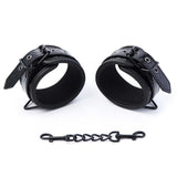 INTOYOU Adjustable Handcuffs Sapphire Vegan Leather - Lovebunny.se