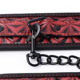 INTOYOU Adjustable Padded Handcuffs Diamond Vegan Leather - Lovebunny.se
