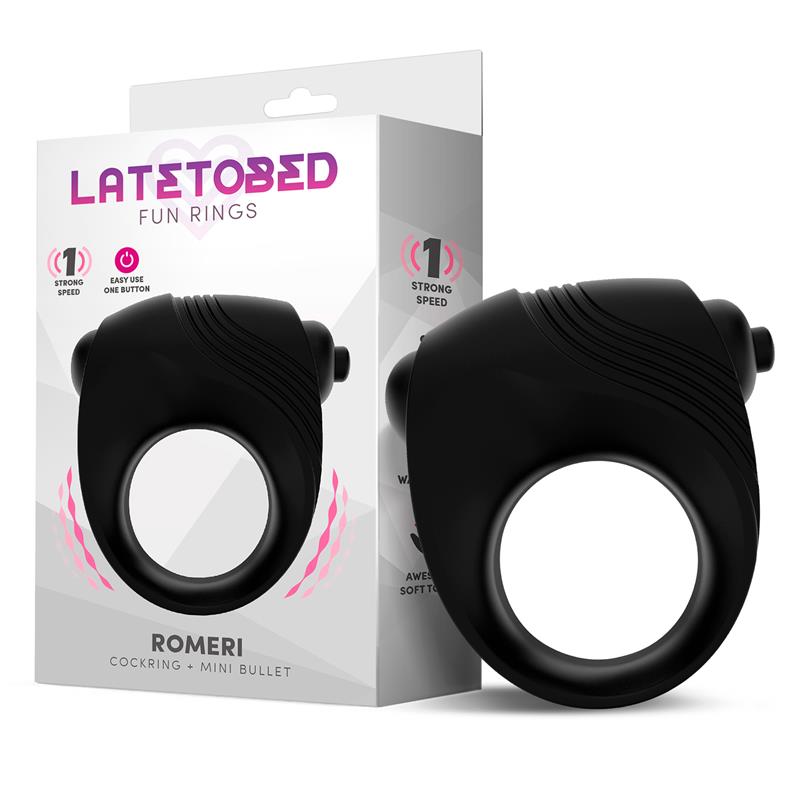 Latetobed Romeri Vibrerande Penisring - Lovebunny.se