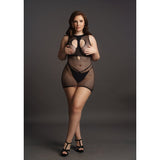 Le Désir Duo Net Open Cup Mini Dress - Lovebunny.se