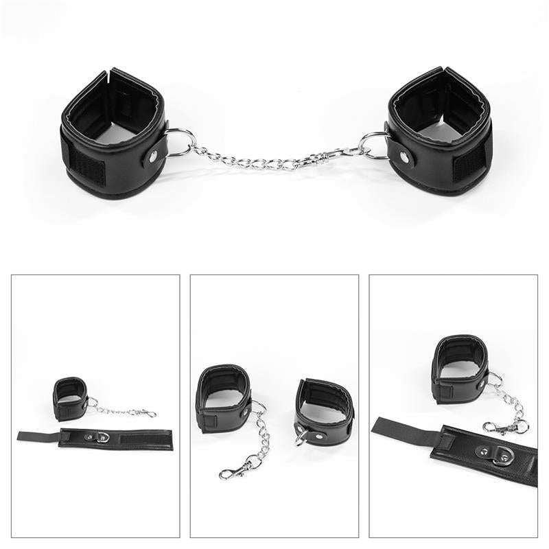 Lovetoy Bondage Kit Deluxe Med Vibrator Svart - Lovebunny.se