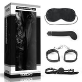 Lovetoy Bondage Kit Deluxe Med Vibrator Svart - Lovebunny.se