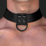 LoveToy Collar with Leash Svart Matt - Lovebunny.se