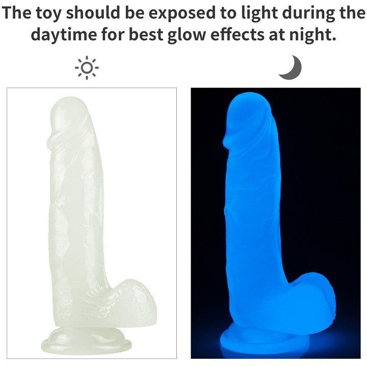 Lumino Play Dildo 19cm Självlysande Dildo - Lovebunny.se
