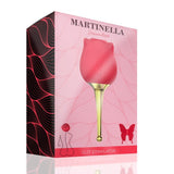 Martinella Clitoris Stimulator with Point Vibrator Hot Röd - Lovebunny.se