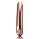 Rocks-Off Ellipse Vibrating Bullet Metallic Dusk Pink - Lovebunny.se