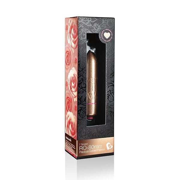Rocks-Off RO-80mm Precious Golden Passion - Lovebunny.se