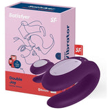 Satisfyer Double Joy Partner Vibrator Lila - Lovebunny.se