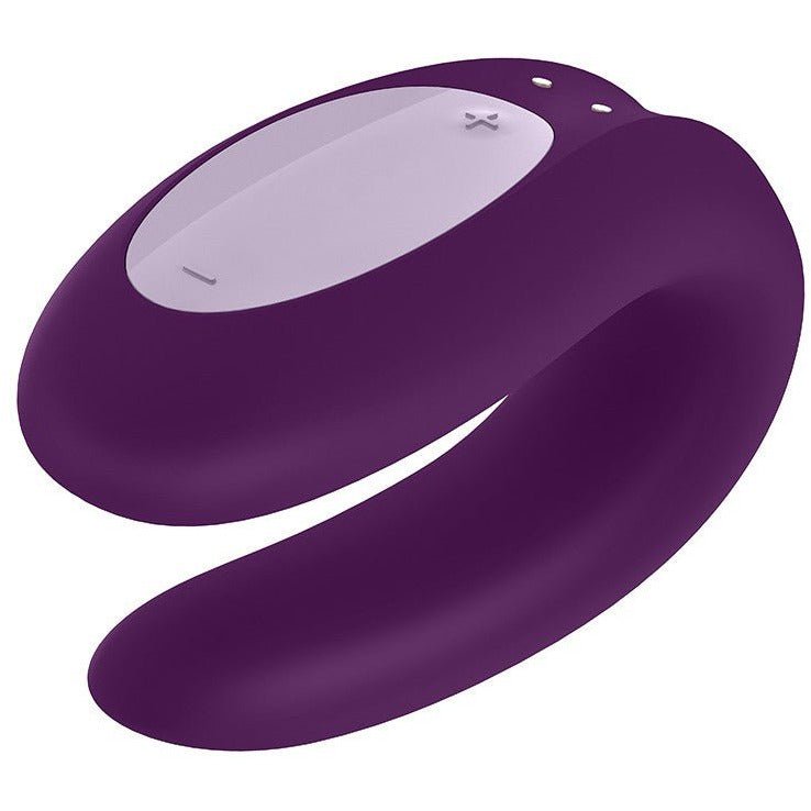 Satisfyer Double Joy Partner Vibrator Lila - Lovebunny.se