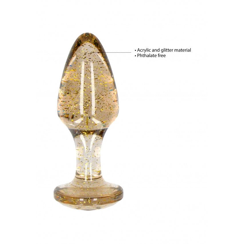 Shots Acrylic Buttplug Set Guld - Lovebunny.se
