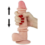 Sliding Skin Dildo 20cm Nude - Lovebunny.se