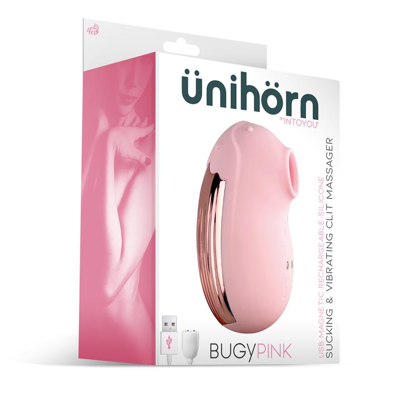 Ünihörn Bugypink Clitoris Sucker with Vibrating - Lovebunny.se