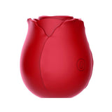 Ünihörn Redrose Clitoris Sucker with Magnetic Base USB Silicone - Lovebunny.se