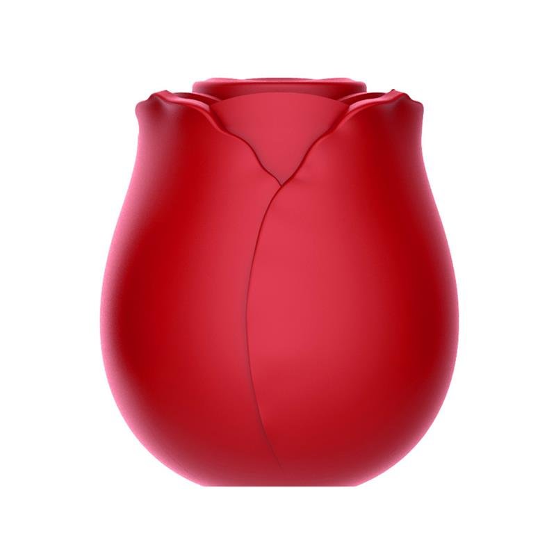Ünihörn Redrose Clitoris Sucker with Magnetic Base USB Silicone - Lovebunny.se